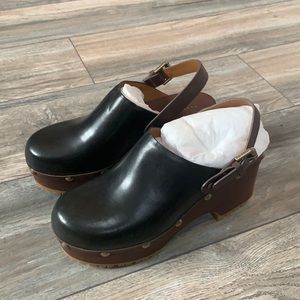 See by Chloe Leather Mule with Leather Strap